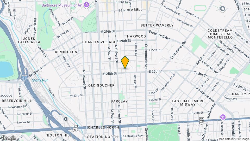 236 E 25th St Map and Location Details