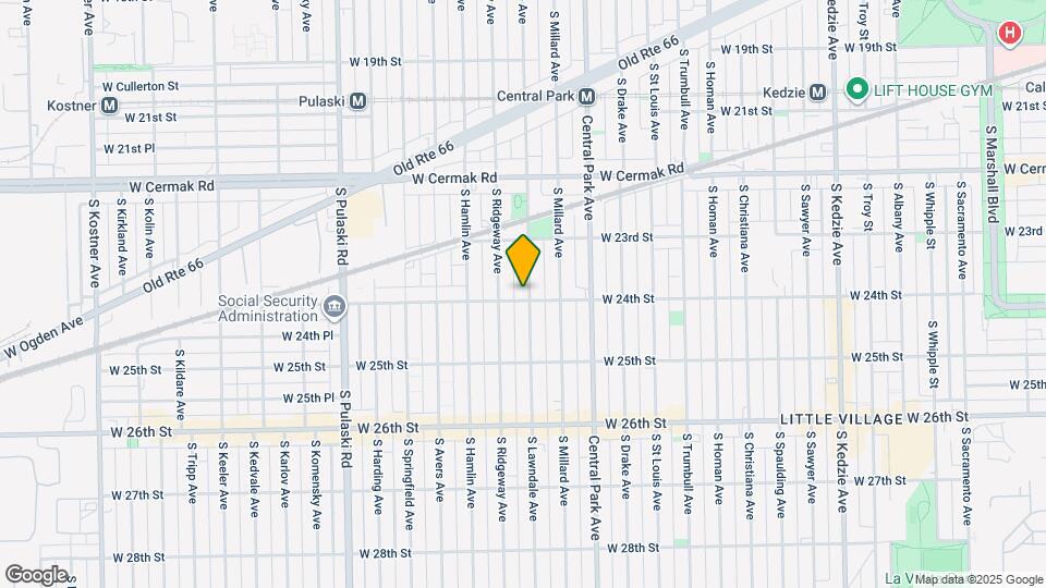 2356 S Lawndale Ave Map and Location Details