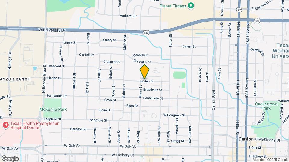 1320 Linden Dr Map and Location Details
