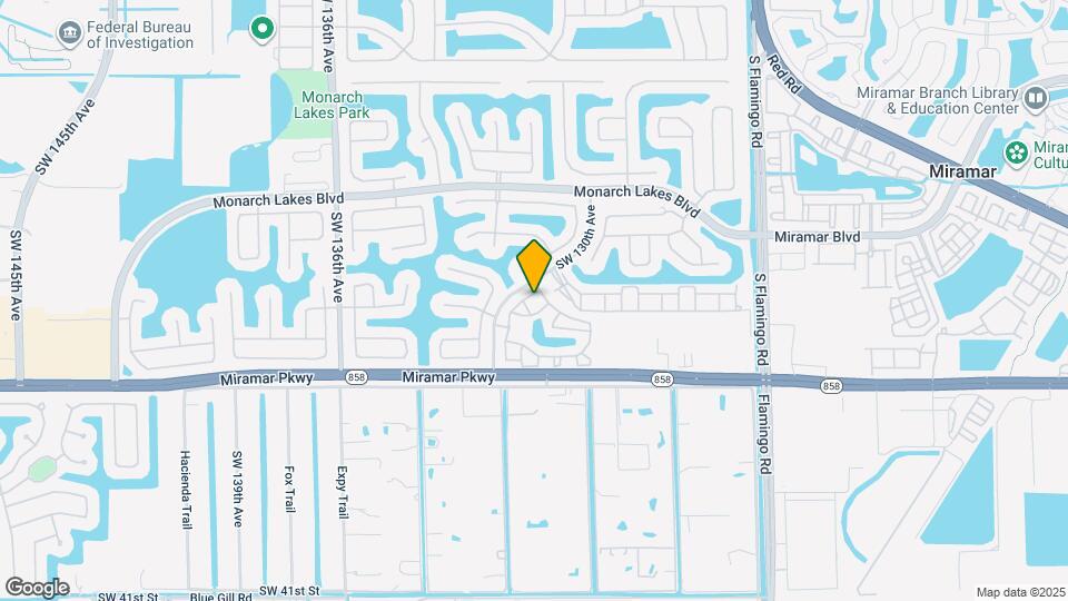 3031 SW 129th Terrace Map and Location Details
