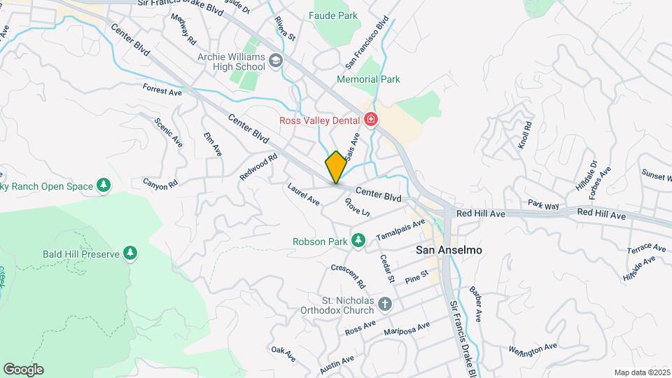 917 San Anselmo Ave Map and Location Details