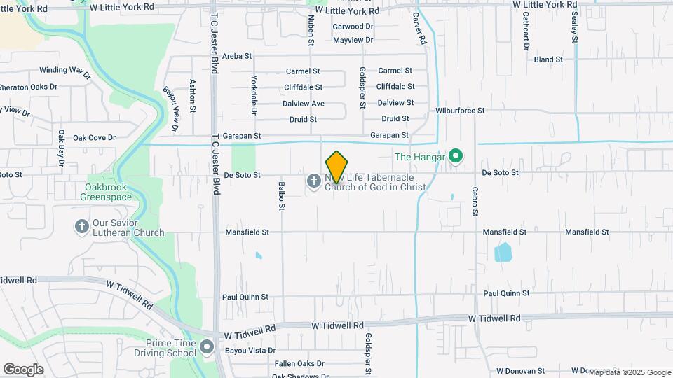 6114 De Campo St Map and Location Details