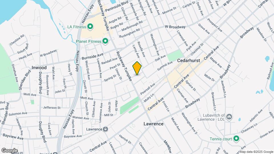 325 Pacific Ave Map and Location Details