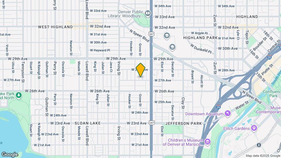 2701 Grove St Mapa y Detalles de la Ubicación