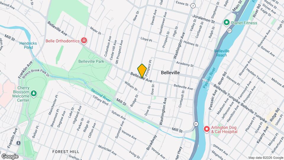 173 Belleville Ave Map and Location Details