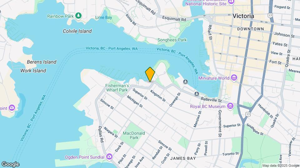 Harborside Map and Location Details