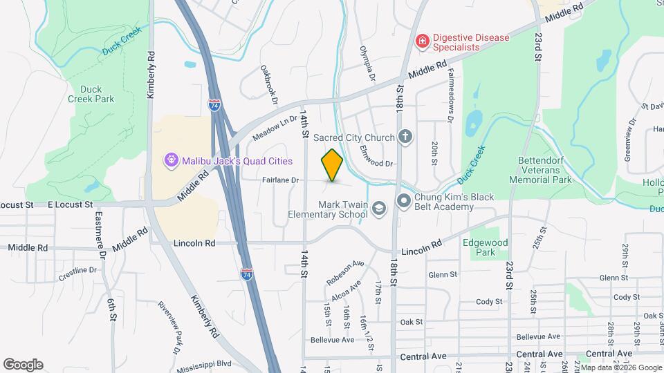 1535 Monterey Ct Map and Location Details