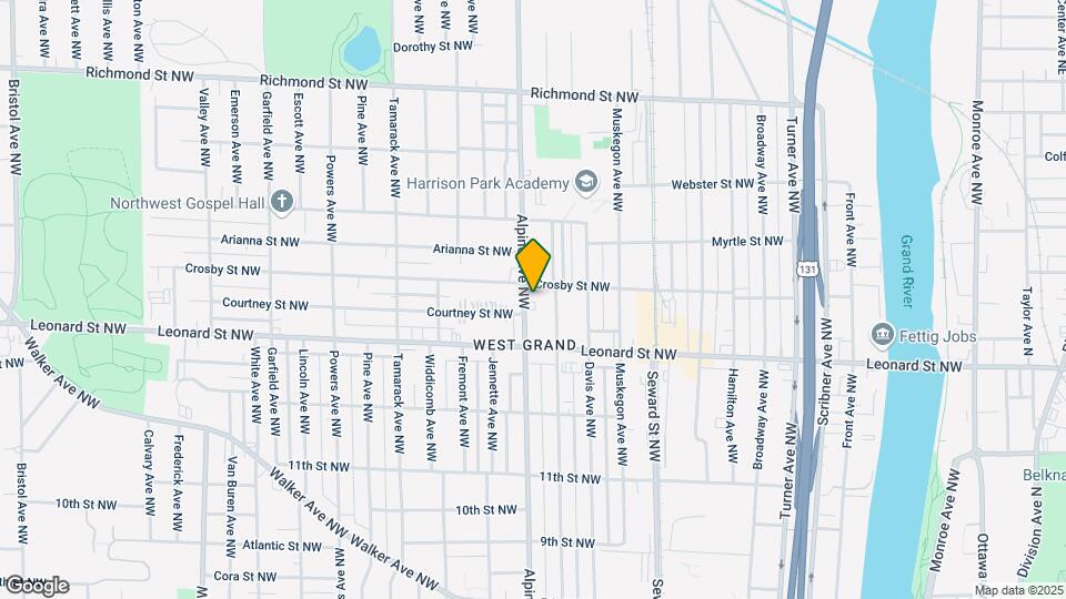 1246 Alpine Ave NW Map and Location Details