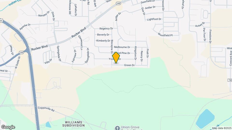 617 Green Dr Map and Location Details