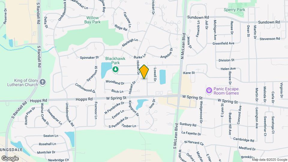 406 Sandhurst Ln Map and Location Details