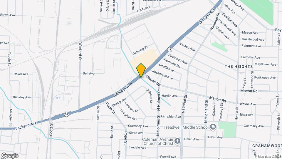 3203 Jackson Ave Map and Location Details