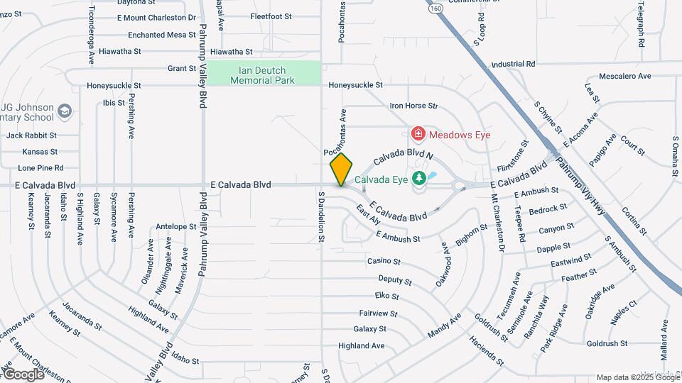 1835 E Calvada Blvd Map and Location Details