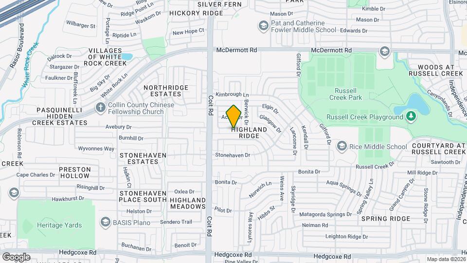 3904 Montrose Dr Map and Location Details