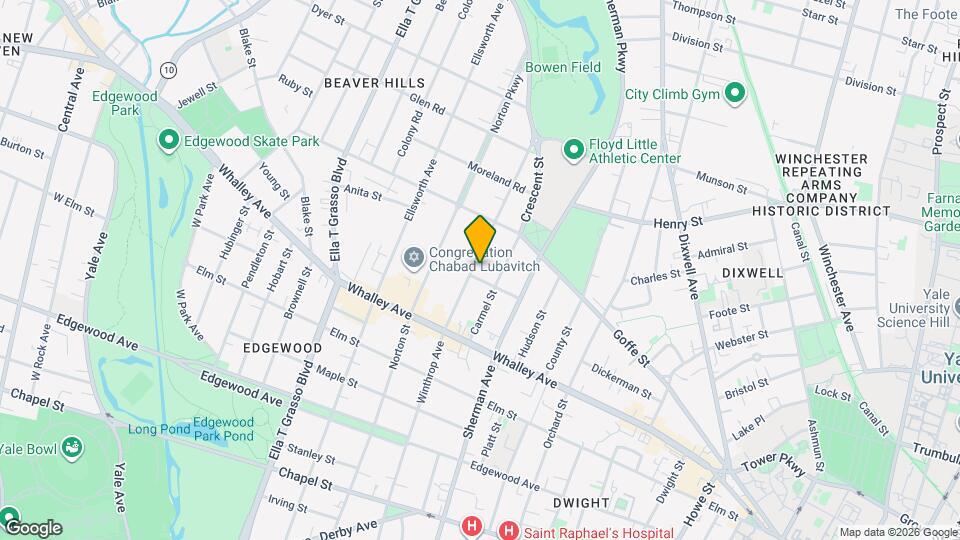 525 Winthrop Ave Mapa y Detalles de la Ubicación