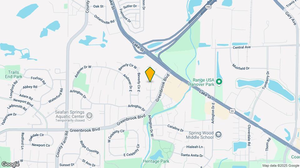 5820 Wilshire Ct Map and Location Details
