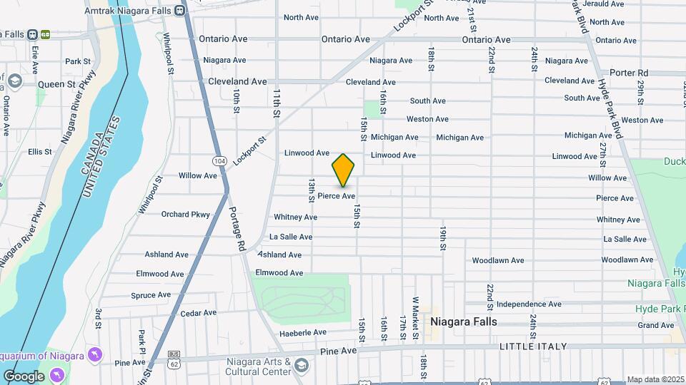 1348 Pierce Ave Map and Location Details