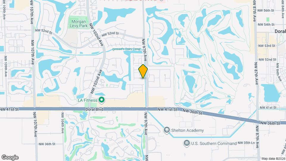 4609 NW 97th Ct Map and Location Details