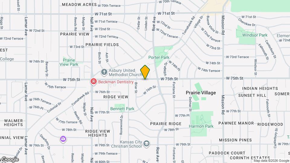 4809 W 75th St Mapa y Detalles de la Ubicación