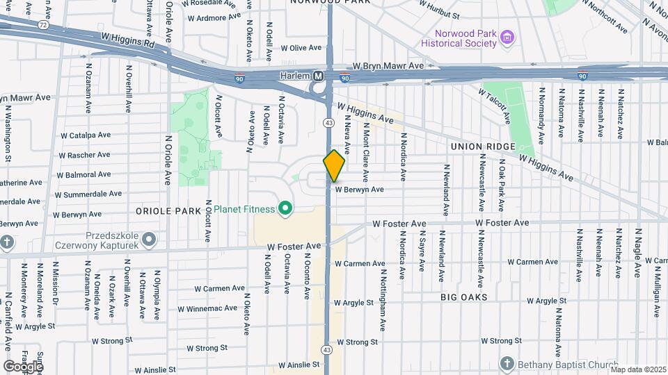 5305 N Harlem Ave Map and Location Details