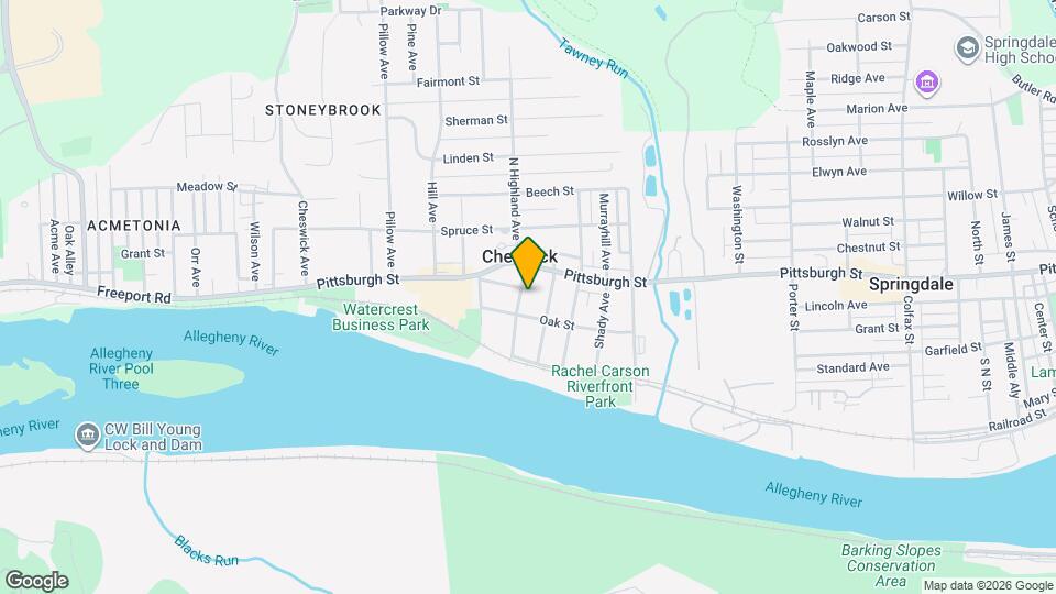 113 S Highland Ave Mapa y Detalles de la Ubicación