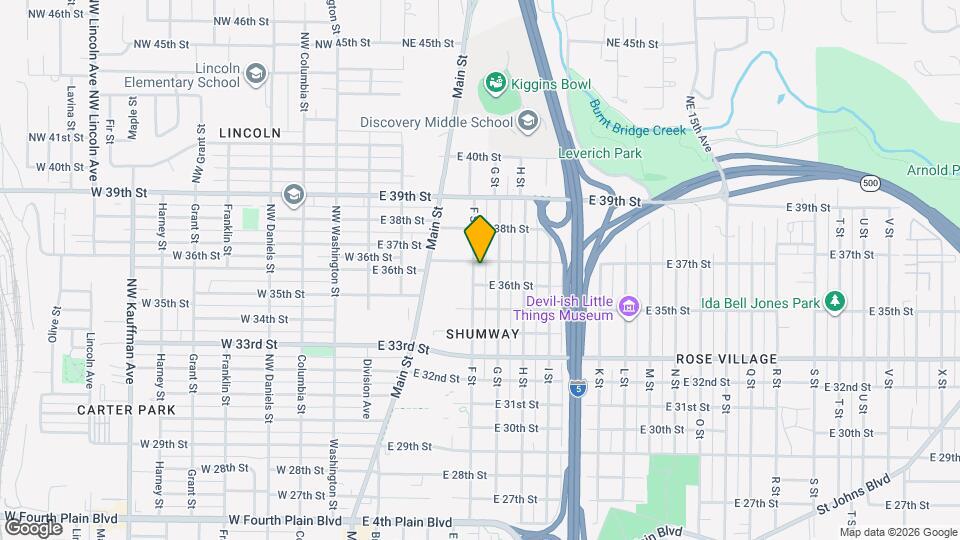 3611 F St Map and Location Details