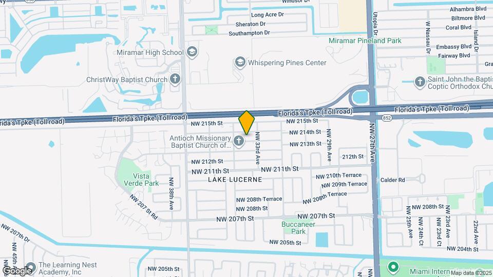 3355 NW 213th Terrace Map and Location Details