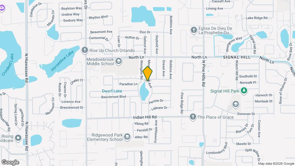 4024 Meadowbrook Ave Map and Location Details
