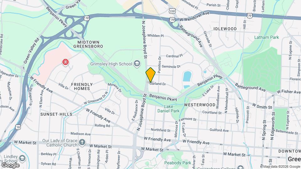 1604 W Lake Dr, Unit Unit B Map and Location Details