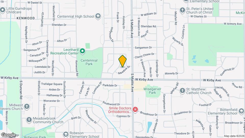 1816 Meadow Dr Map and Location Details