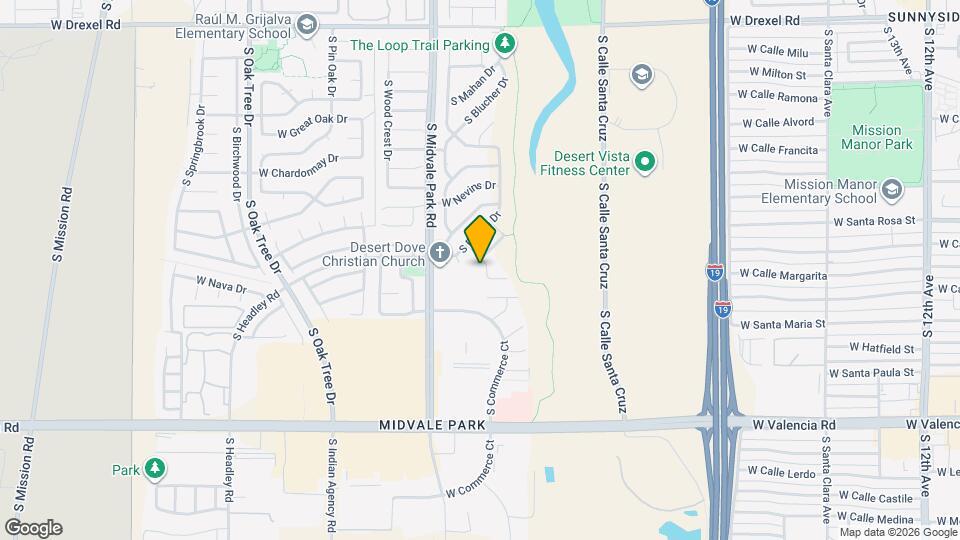 6186 S Truman Dr Map and Location Details