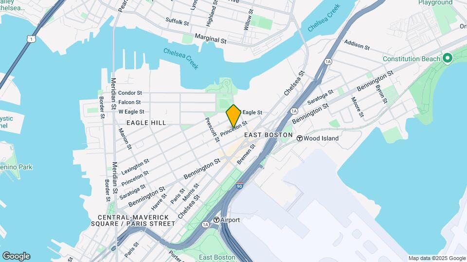 301 Princeton St Map and Location Details