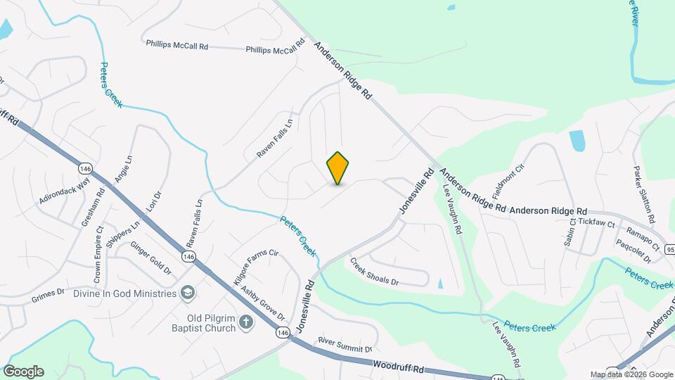 126 Jordan Crest Ct Map and Location Details