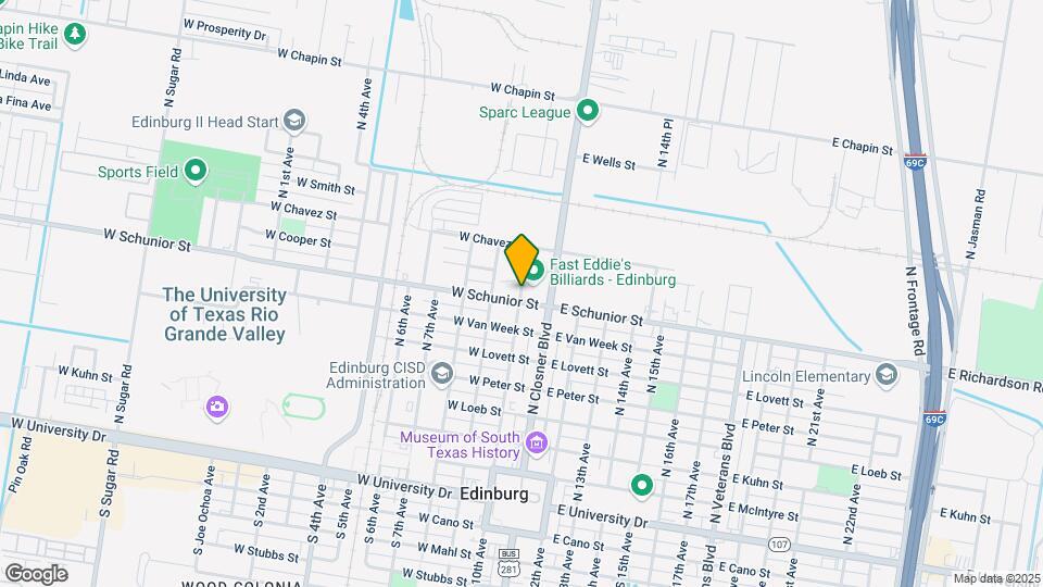 822 N Abbey Ave-Unit -1 Map and Location Details