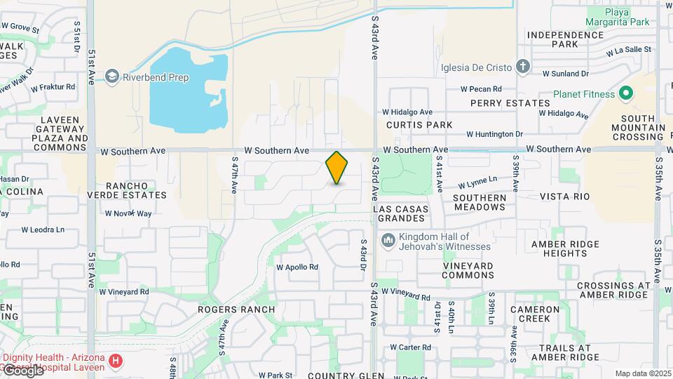 6212 S 44th Ave Map and Location Details