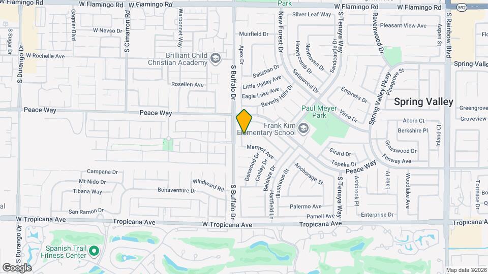 4580 Allenford Dr Map and Location Details