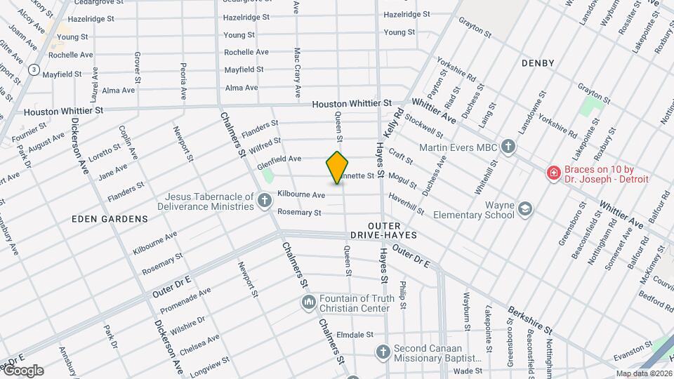 14823 Kilbourne Ave Mapa y Detalles de la Ubicación