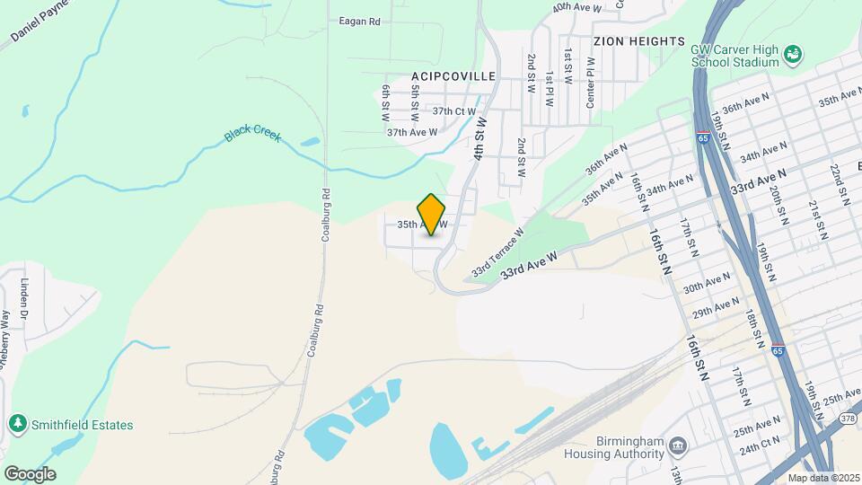 424 34th Ave W Map and Location Details