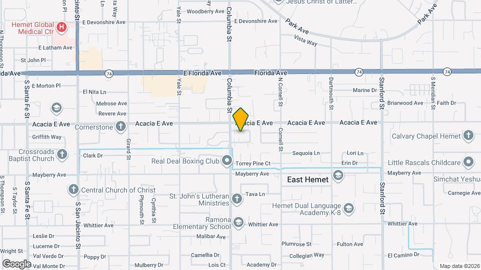 41055-41057 Alder Ave Map and Location Details