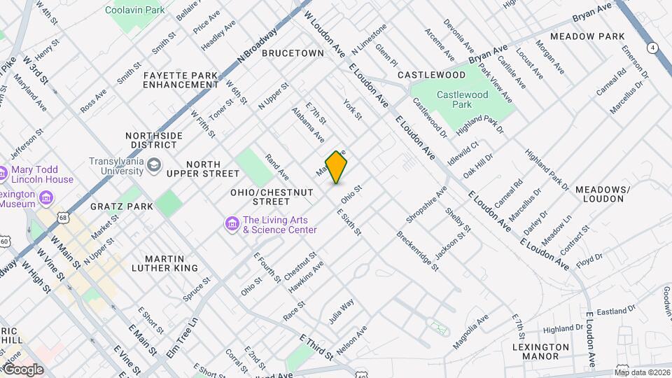 610 Elm Tree Ln Map and Location Details