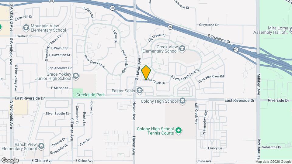 2840 Oak Creek Dr Map and Location Details