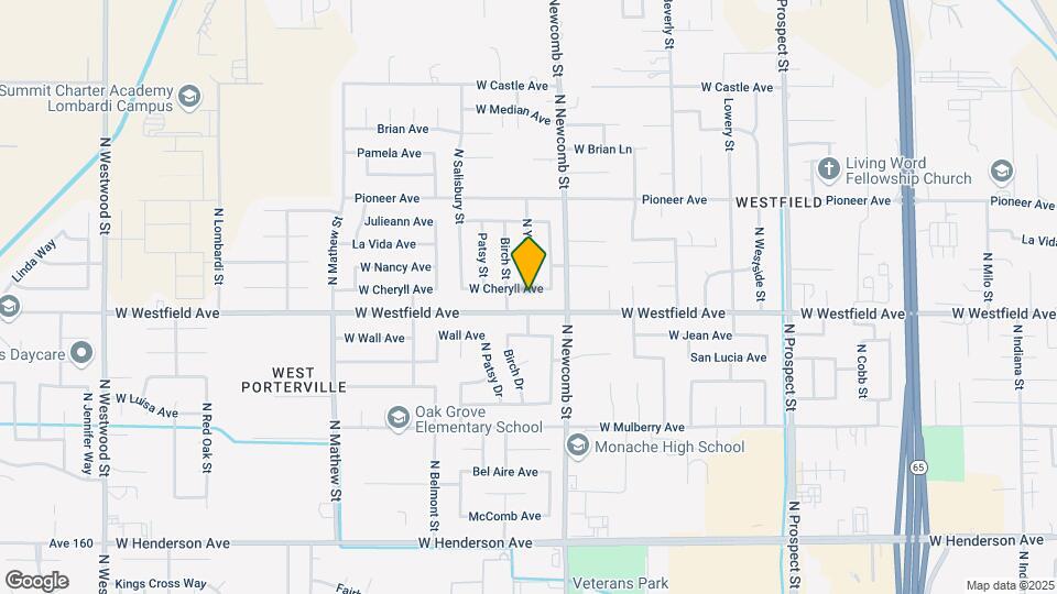 1659 W Cheryll Ave Mapa y Detalles de la Ubicación