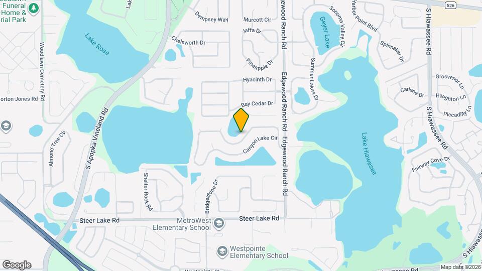 7871 Canyon Lake Cir Map and Location Details