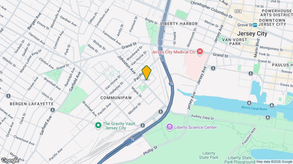 338 Johnston Ave Map and Location Details