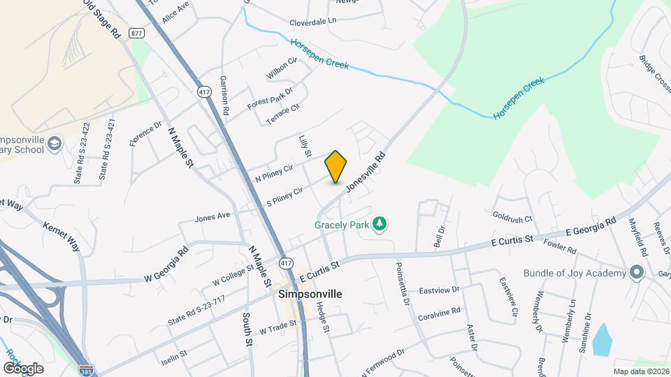 303 Jonesville Rd Map and Location Details