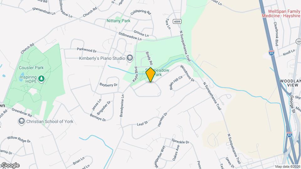 2818 Woodmont Dr Map and Location Details