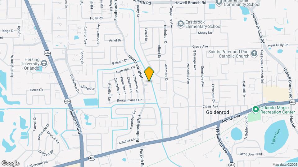 3628 Datura Ct Map and Location Details