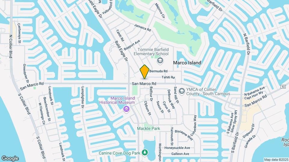 1346 San Marco Rd Map and Location Details