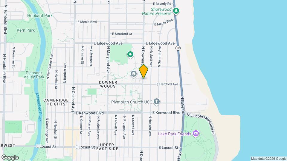 3316 N Downer Ave, Unit 3316 Map and Location Details