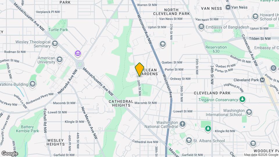 3541 39th St NW Map and Location Details