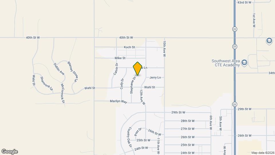 3316 Stephanie Dr Map and Location Details